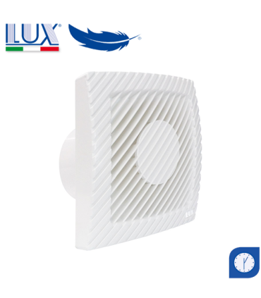 Ventilator axial LUX Serie L100, fabricat in Italia, timer, debit 110 mc/h