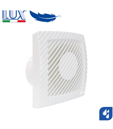 Ventilator axial LUX Serie L100, fabricat in Italia, senzor umiditate, debit 110 mc/h