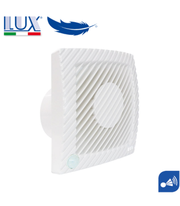 Ventilator axial LUX Serie L120, fabricat in Italia, senzor prezenta, debit 160 mc/h