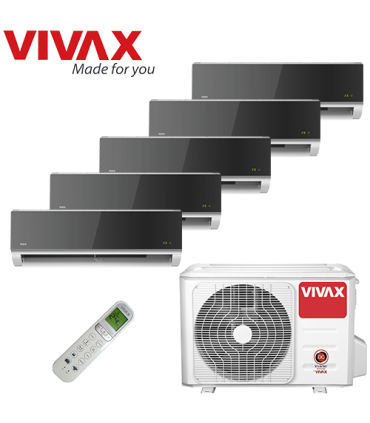 Aer Conditionat MULTISPLIT VIVAX ACP-42COFM123AERI / 5x ACP-09CIFM25AERI SILVER MIRROR Inverter