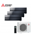 Aer Conditionat MULTISPLIT MITSUBISHI ELECTRIC Kirigamine Style 2x MSZ-LN25VGB + MSZ-LN35VGB / MXZ-3F68VF Triplu Split Inverter