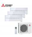 Aer Conditionat MULTISPLIT MITSUBISHI ELECTRIC Kirigamine Style 3x MSZ-LN25VGV / MXZ-3F68VF Triplu Split Inverter