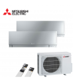 Aer Conditionat MULTISPLIT MITSUBISHI ELECTRIC MXZ-2F53VF / MSZ-EF25VGKS + MSZ-EF35VGKS Dublu Split Inverter