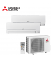 Aer Conditionat MULTISPLIT MITSUBISHI ELECTRIC MXZ-2HA50VF / 2x MSZ-HR35VFK Dublu Split R32 Inverter