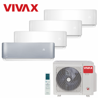 Aer Conditionat MULTISPLIT VIVAX ACP-28COFM82AERI / 3x ACP-09CH25AERI WHITE + ACP-12CH35AERI SILVER Inverter