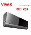 Aer Conditionat VIVAX V-Design ACP-12CH35AEVI GREY MIRROR Wi-Fi R32 Inverter 12000 BTU/h