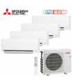 Aer Conditionat MULTISPLIT MITSUBISHI ELECTRIC HYPER HEATING MXZ-4F83VFHZ / 3x MSZ-AY25VGKP + MSZ-AY35VGKP Inverter