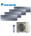 Aer Conditionat MULTISPLIT DAIKIN Emura 4MXM80A / 3x FTXJ25AS + FTXJ35AS Wi-Fi Silver R32 Inverter