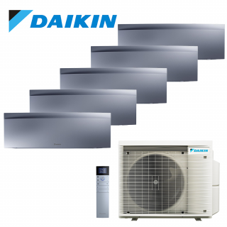 Aer Conditionat MULTISPLIT DAIKIN Emura 5MXM90A / 4x FTXJ25AS + FTXJ35AS Wi-Fi Silver R32 Inverter