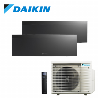 Aer Conditionat MULTISPLIT DAIKIN Emura 2MXM50A / FTXJ25AB + FTXJ25AB Wi-Fi Black R32 Dublu Split Inverter