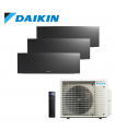 Aer Conditionat MULTISPLIT DAIKIN Emura 3MXM68A / 2x FTXJ25AB + FTXJ35AB Wi-Fi Black R32 Triplu Split Inverter