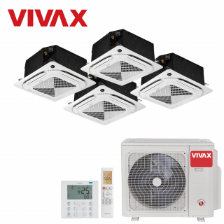 Aer Conditionat MULTISPLIT Caseta VIVAX ACP-36COFM105AERI / 3x ACP-09CCIFM25AERI + ACP-12CC35AERI Inverter