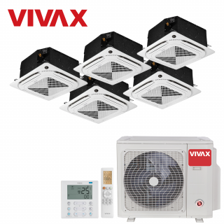 Aer Conditionat MULTISPLIT Caseta VIVAX ACP-42COFM123AERI / 4x ACP-12CC35AERI + ACP-18CC50AERI Inverter