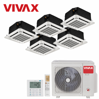 Aer Conditionat MULTISPLIT Caseta VIVAX ACP-42COFM123AERI / 5x ACP-09CCIFM25AERI Inverter