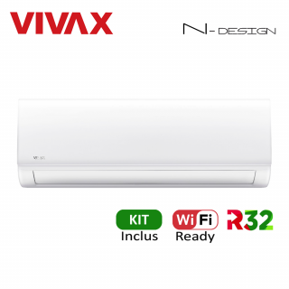 Aer Conditionat VIVAX N-Design ACP-09CH25AENI Wi-Fi Ready Kit de instalare inclus R32 Inverter 9000 BTU/h