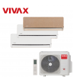 Aer Conditionat MULTISPLIT VIVAX ACP-27COFM79AERI / 2x ACP-09CH25AEHI WHITE + ACP-12CH35AEHI GOLD Triplu Split Inverter