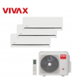 Aer Conditionat MULTISPLIT VIVAX ACP-27COFM79AERI / 2x ACP-09CH25AEHI WHITE + ACP-12CH35AEHI WHITE Triplu Split Inverter