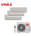 Aer Conditionat MULTISPLIT VIVAX ACP-27COFM79AERI / 2x ACP-09CH25AEHI SILVER + ACP-12CH35AEHI SILVER Triplu Split Inverter