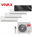 Aer Conditionat MULTISPLIT VIVAX ACP-36COFM105AERI / 3x ACP-09CH25AEHI WHITE + ACP-12CH35AEHI Gray Mirror Inverter