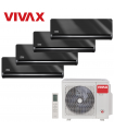 Aer Conditionat MULTISPLIT VIVAX ACP-36COFM105AERI / 3x ACP-09CH25AEHI Gray Mirror + ACP-12CH35AEHI Gray Mirror Inverter