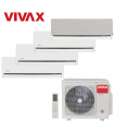 Aer Conditionat MULTISPLIT VIVAX ACP-36COFM105AERI / 3x ACP-09CH25AEHI WHITE + ACP-12CH35AEHI SILVER Inverter