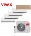 Aer Conditionat MULTISPLIT VIVAX ACP-42COFM123AERI / 4x ACP-09CH25AEHI WHITE + ACP-12CH35AEHI GOLD Inverter