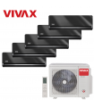 Aer Conditionat MULTISPLIT VIVAX ACP-42COFM123AERI / 4x ACP-09CH25AEHI Gray Mirror + ACP-12CH35AEHI Gray Mirror Inverter