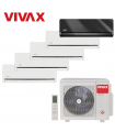 Aer Conditionat MULTISPLIT VIVAX ACP-42COFM123AERI / 4x ACP-09CH25AEHI WHITE + ACP-12CH35AEHI Gray Mirror Inverter