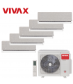 Aer Conditionat MULTISPLIT VIVAX ACP-42COFM123AERI / 4x ACP-09CH25AEHI SILVER + ACP-12CH35AEHI SILVER Inverter