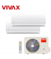 Aer Conditionat MULTISPLIT VIVAX ACP-18COFM50AERI / 2x ACP-12CH35AENI Dublu Split Inverter